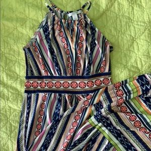 Patterned maxi dress